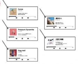歌詞アクリルキーホルダー