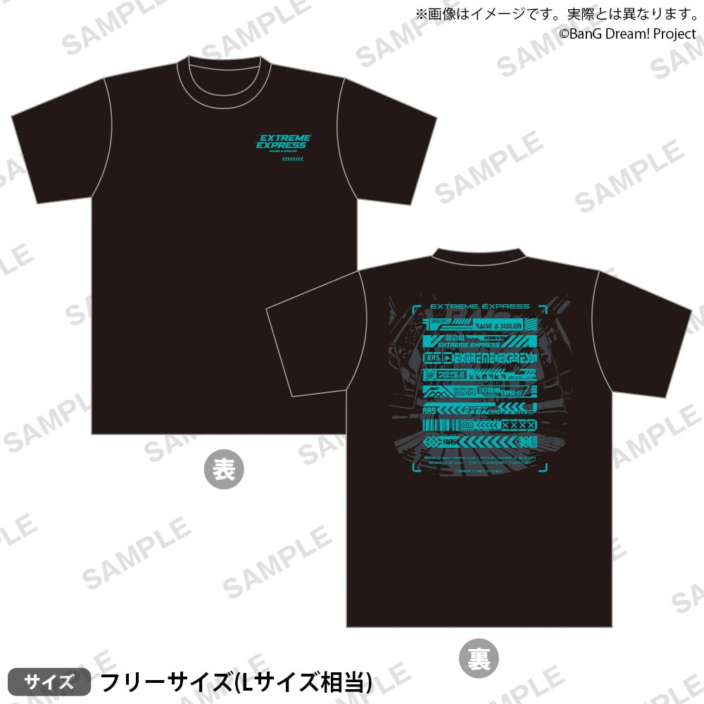 BanG Dream! 13th☆LIVE DAY3 : RAISE A SUILEN「EXTREME EXPRESS」 ビッグシルエットTシャツ