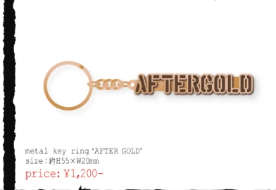 metal key ring “AFTER GOLD”