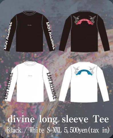 divine long sleeve Tee（10/11会場販売）