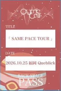 SAME PACE TOUR 2026 4人直筆サイン入り Pass Sticker