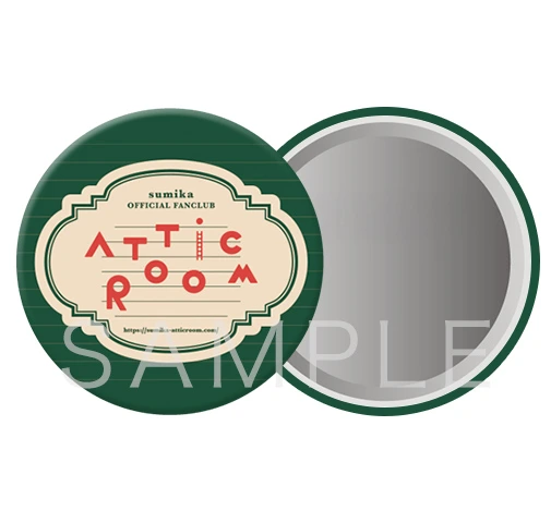 ATTiC ROOM 新規入会・お友達紹介特典 オリジナル缶ミラー