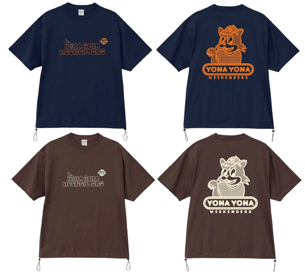 YONANEKO DRAW CORD T-shirts