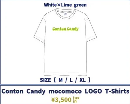 Conton Candy｜Conton Candy mocomoco LOGO T-Shirts