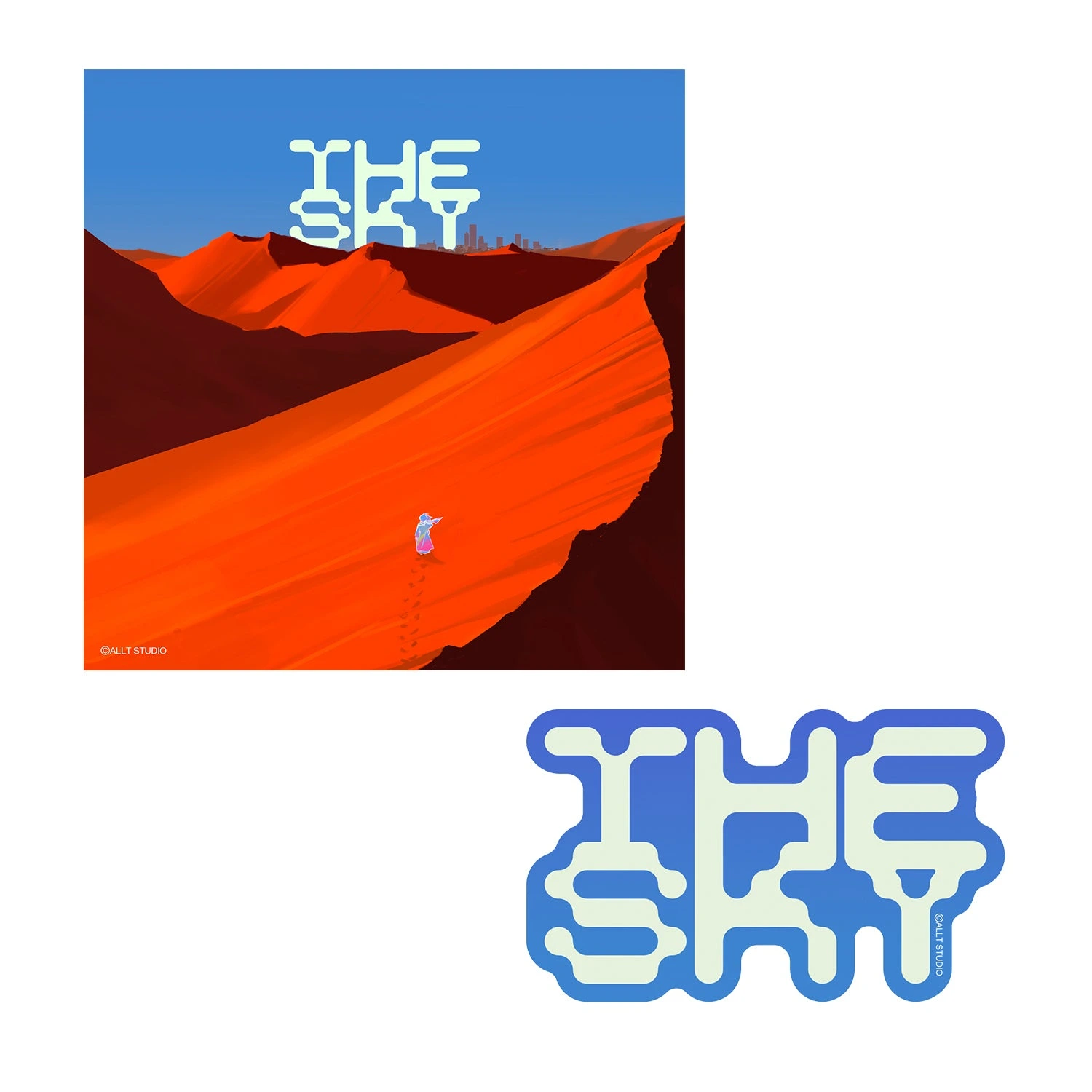 「The Sky」ステッカーセット（2種）