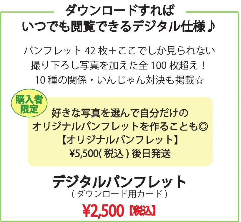 デジタルパンフレット（ダウンロード用カード）