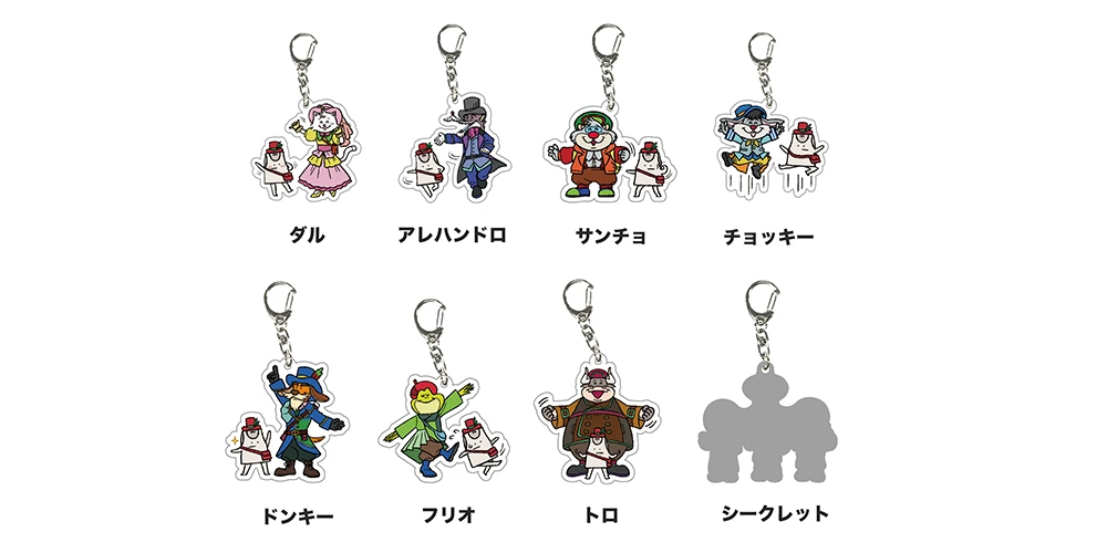 志摩スペイン村×タンクトップくんのランダムアクリルキーホルダー2026