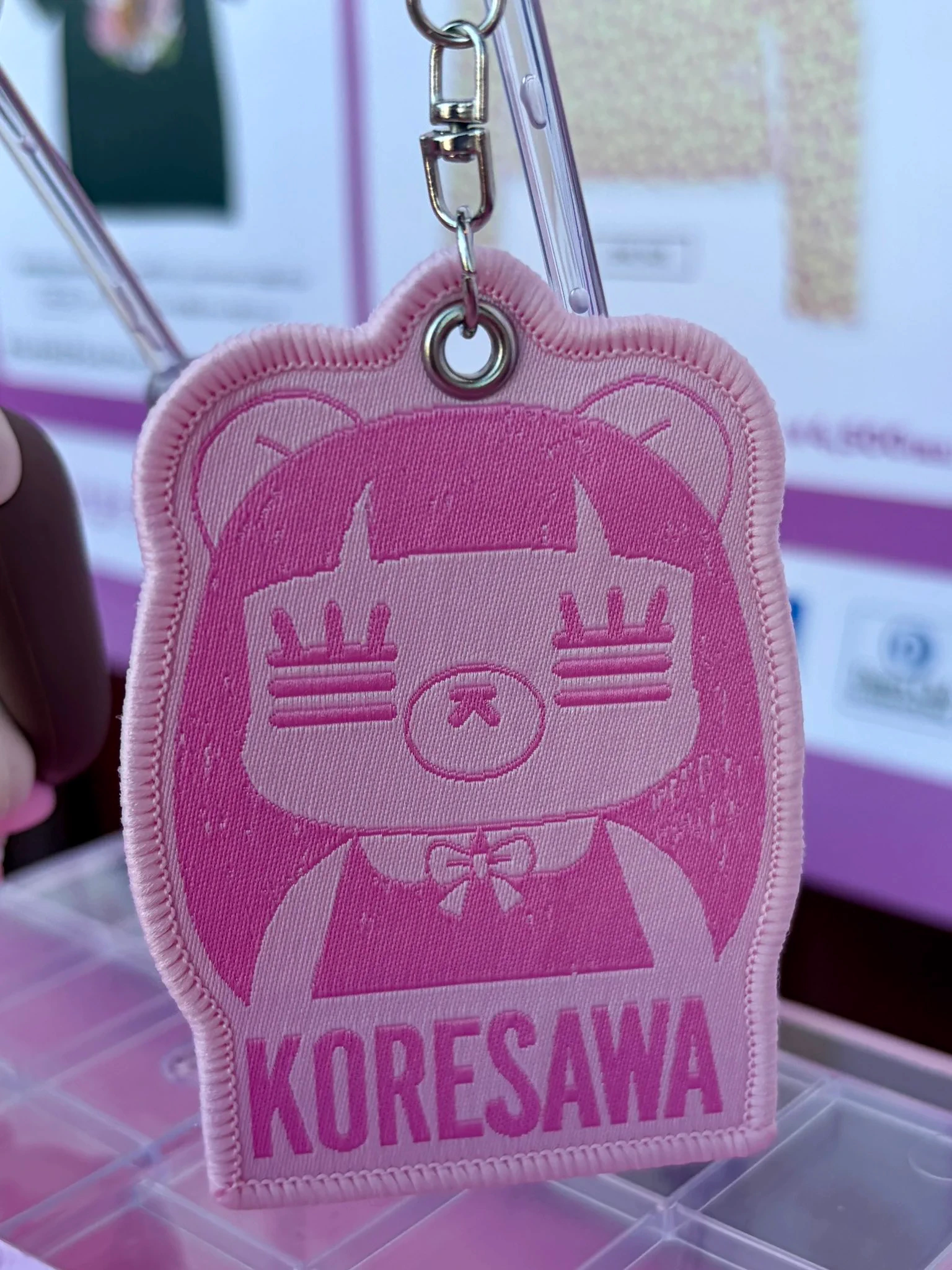 れ子ちゃん刺繍キーホルダー