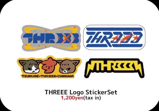 THREEE Logo StickerSet
