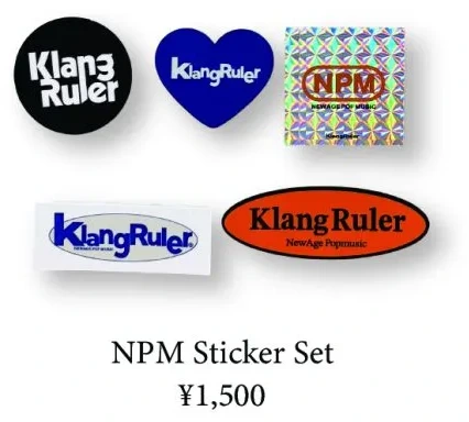 Klang Ruler NPM Sticker Set