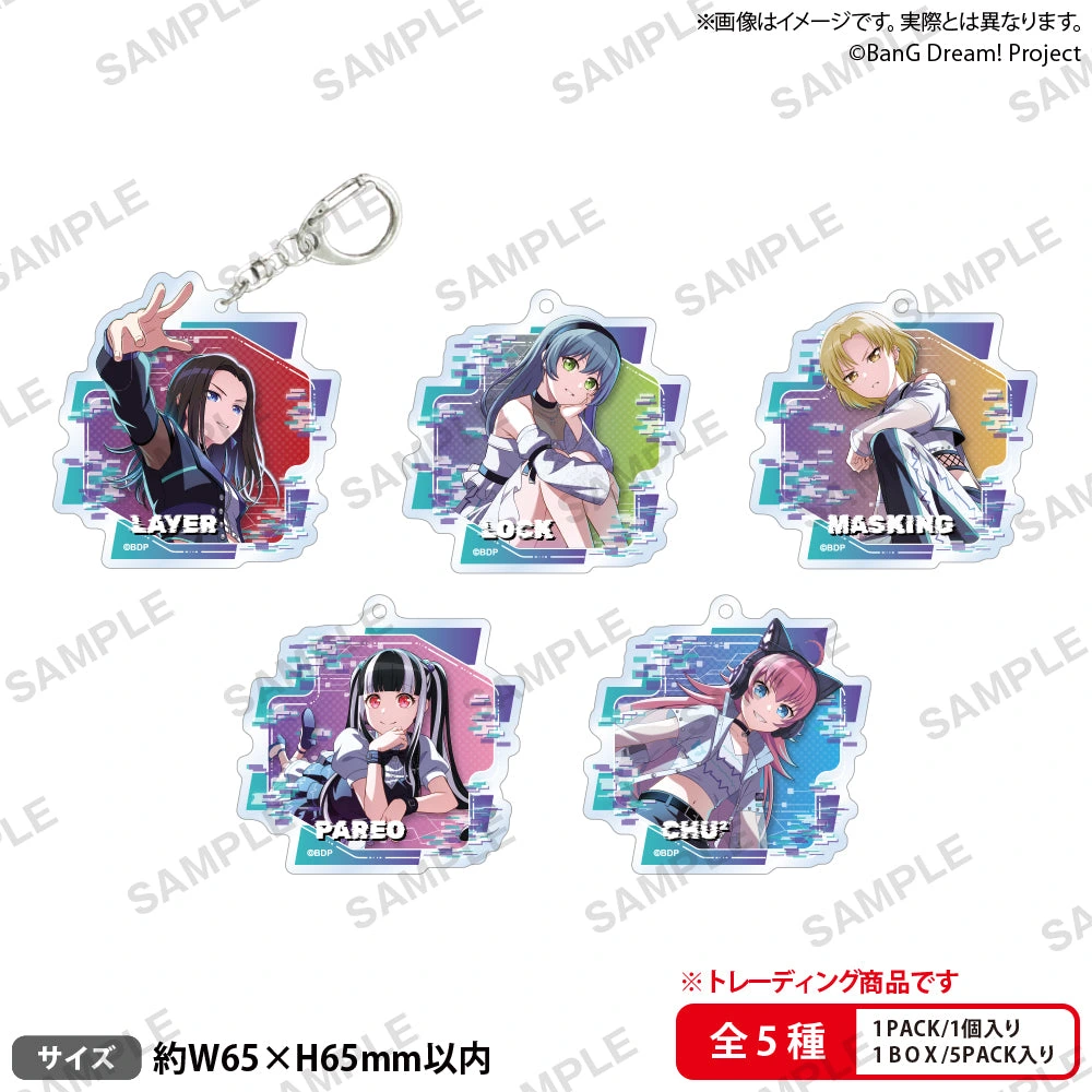 BanG Dream! 13th☆LIVE DAY3 : RAISE A SUILEN「EXTREME EXPRESS」 トレーディングアクリルキーホルダー