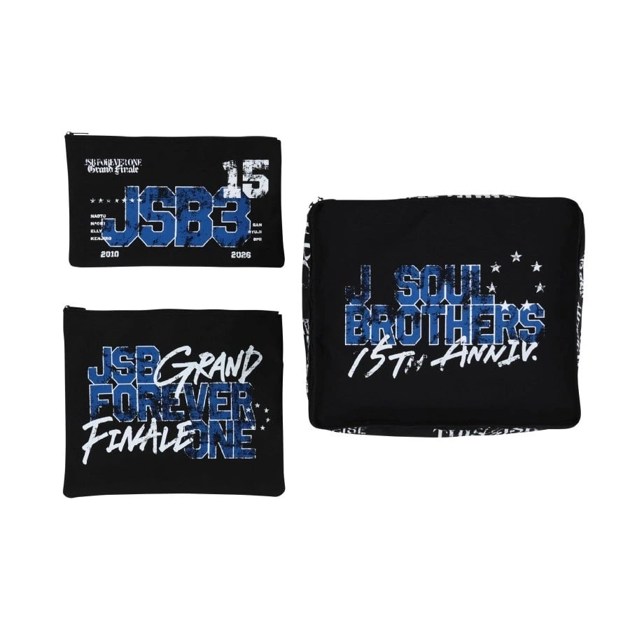 JSB FOREVER ONE GRAND FINALE トラベルポーチ3個セット