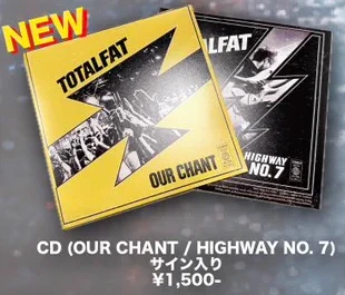CD「OUR CHANT / HIGHWAY NO. 7」サイン入り