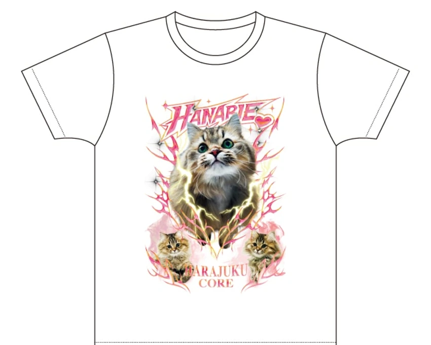 飛び出せ！やまもりちゃん。Tシャツ