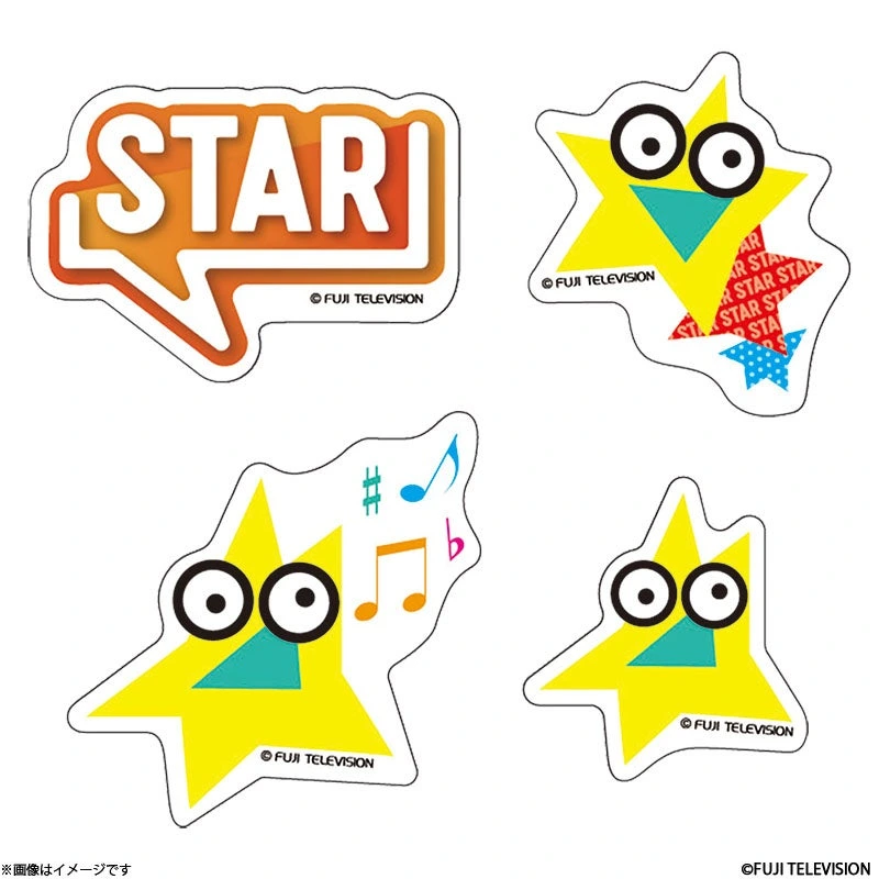 STAR オリジナルステッカーセット（4枚入り）