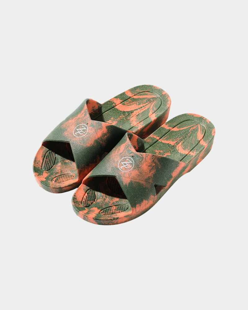 HEP × ZUTOMAYO "ZT" Logo Marble Sandal