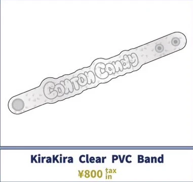 Conton Candy｜KiraKira Clear PVC Band