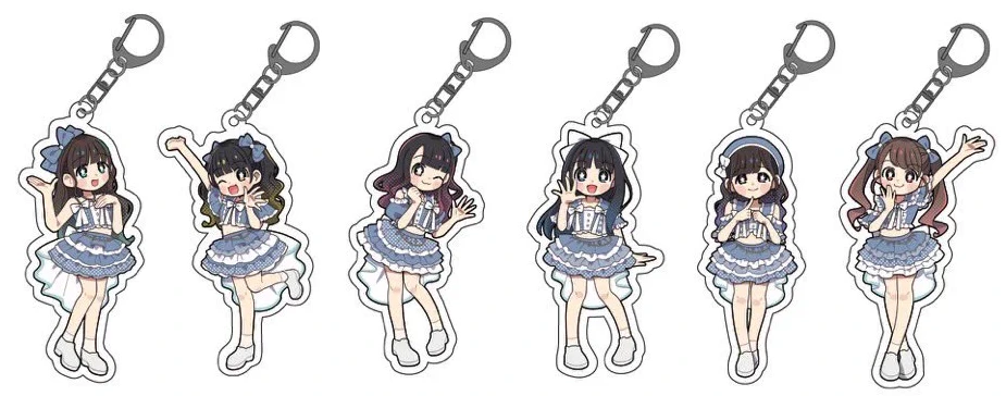アクリルスタンドキーホルダー