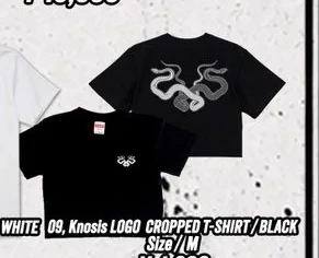 Knosis LOGO CROPPED T-SHIRT