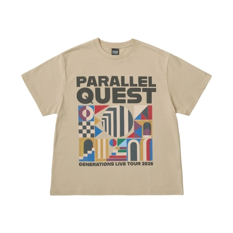 【会場限定】PARALLEL QUEST Tシャツ/BEIGE