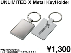 UNLIMITED X Metal KeyHolder