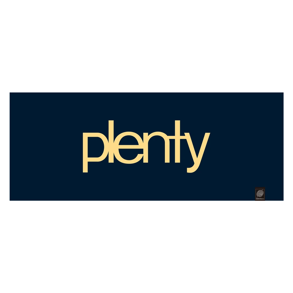 plenty ロゴフェイスタオル
