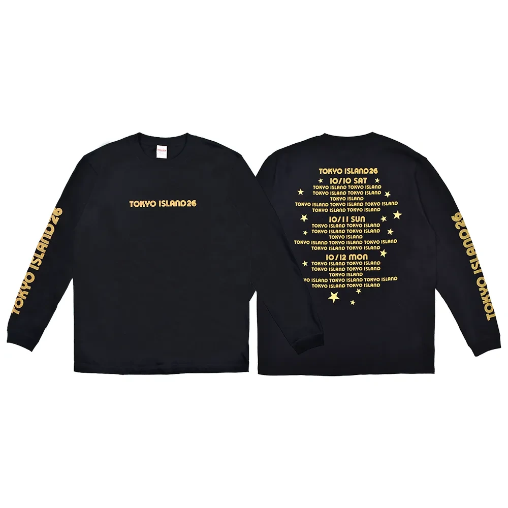 ロングスリーブTシャツ（ブラック）
