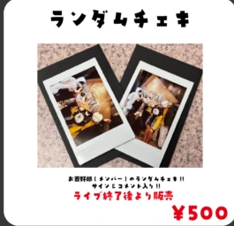 ランダムチェキ