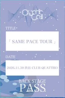 SAME PACE TOUR 2026 4人直筆サイン入り Pass Sticker