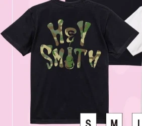 【HEY-SMITH】CAMO LOGO T