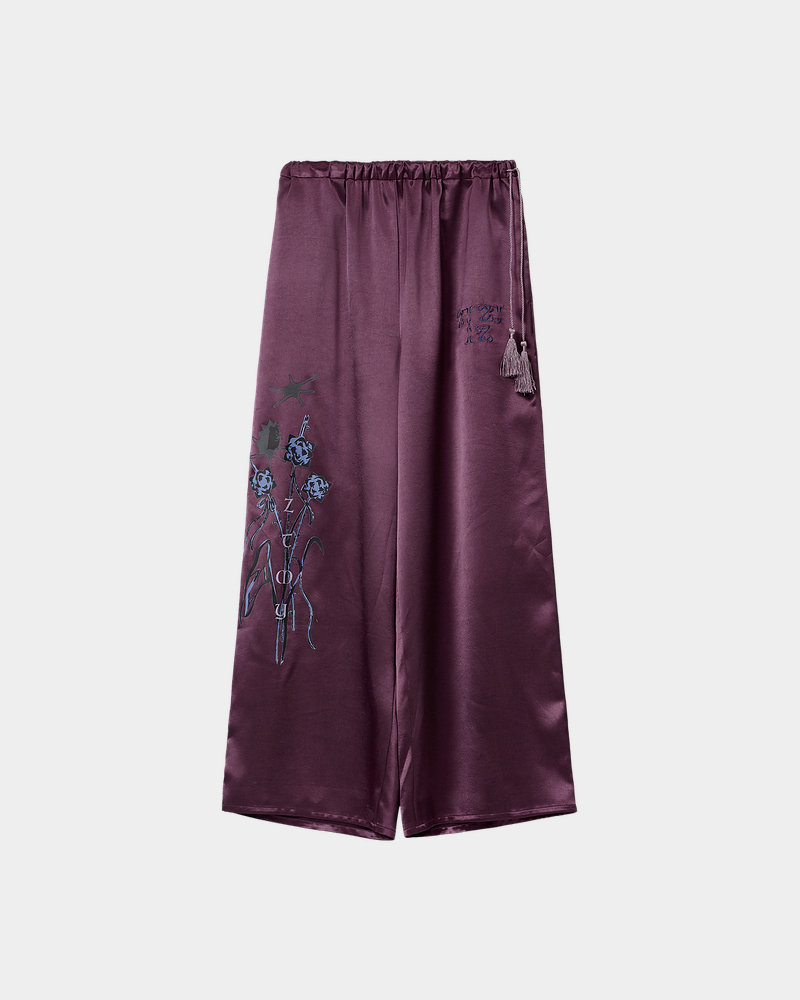 BUNKADENRAI Satin Pants