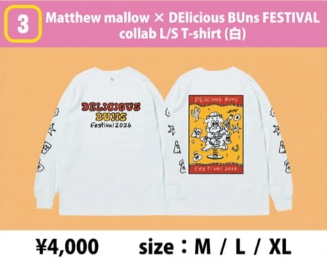 Matthew mallow コラボL/S Tシャツ