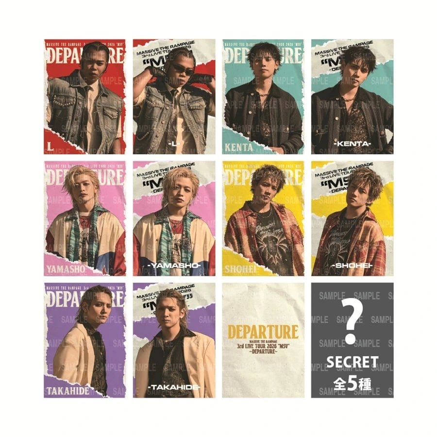 "M5V" ～DEPARTURE～ フォトカード/全10種+シークレット5種
