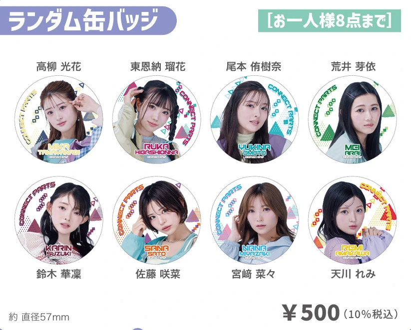 ランダム缶バッジ