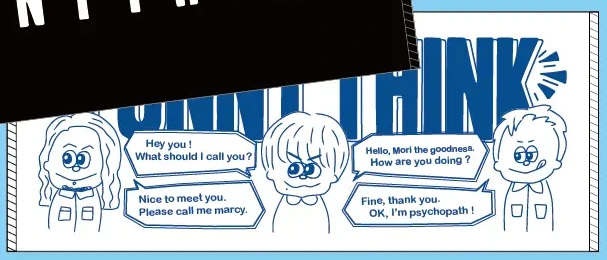 FUNNY THINK FT COMIC TOWEL