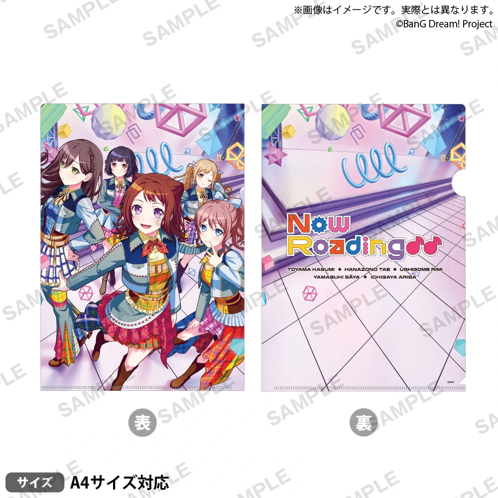 BanG Dream! 13th☆LIVE DAY1 : Poppin'Party「Now Roading♪♪」 クリアファイル