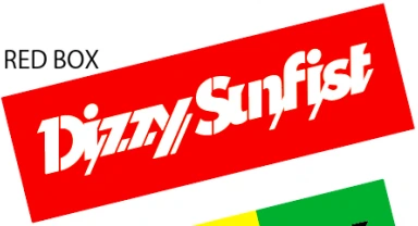Dizzy Sunfist｜STICKER（防水ロゴステッカー）