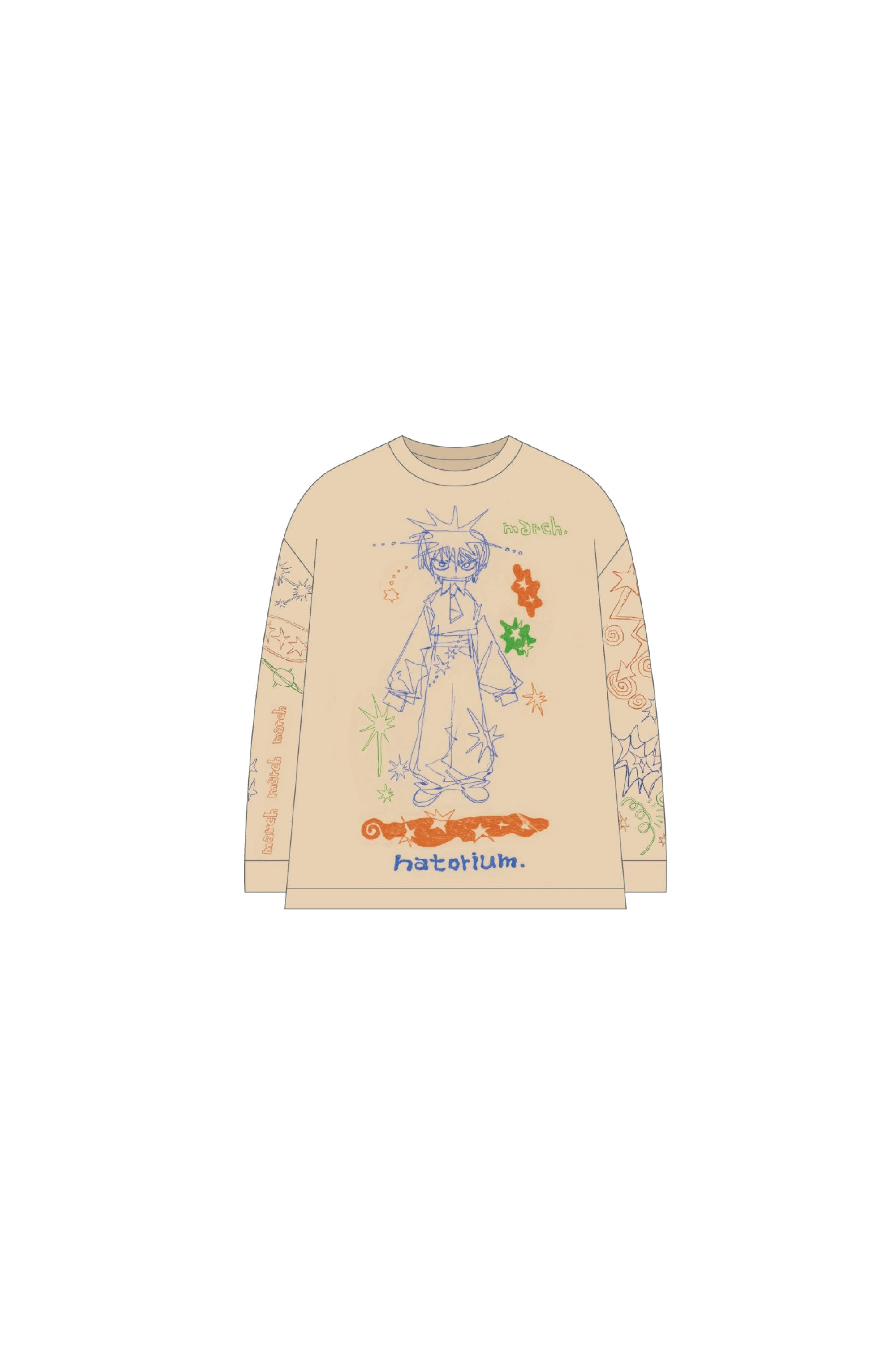 “March” long T-shirt