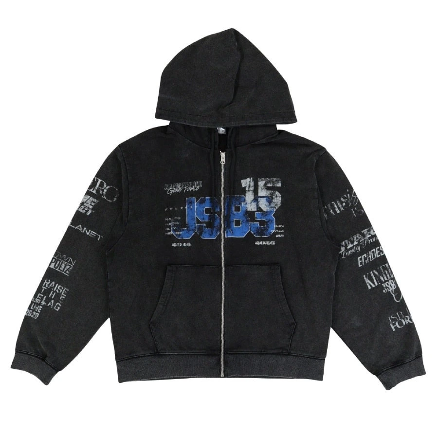 JSB FOREVER ONE GRAND FINALE ZIPパーカー/CHARCOAL