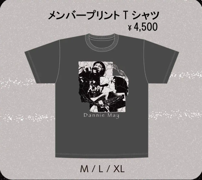Dannie May メンバープリントTシャツ