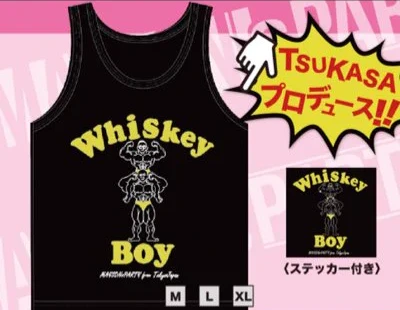 Whiskey Boy タンクトップ【ステッカー付き】