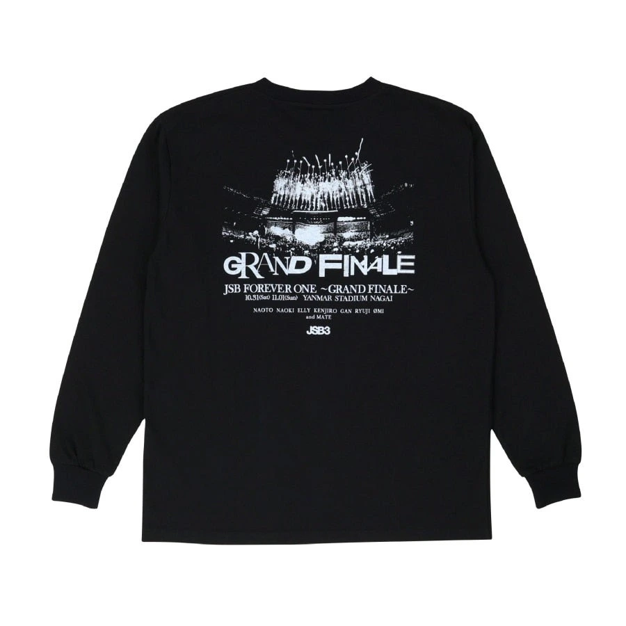 JSB FOREVER ONE GRAND FINALE グラフィックロングスリーブTシャツ/BLACK